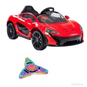 Wheel Power Mclaren Battery Operated Ride on Car Red With Fidget
